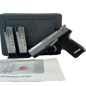 Ruger P95DC 9mm 3.75" 10rd Stainless - OG Box 2 Mags