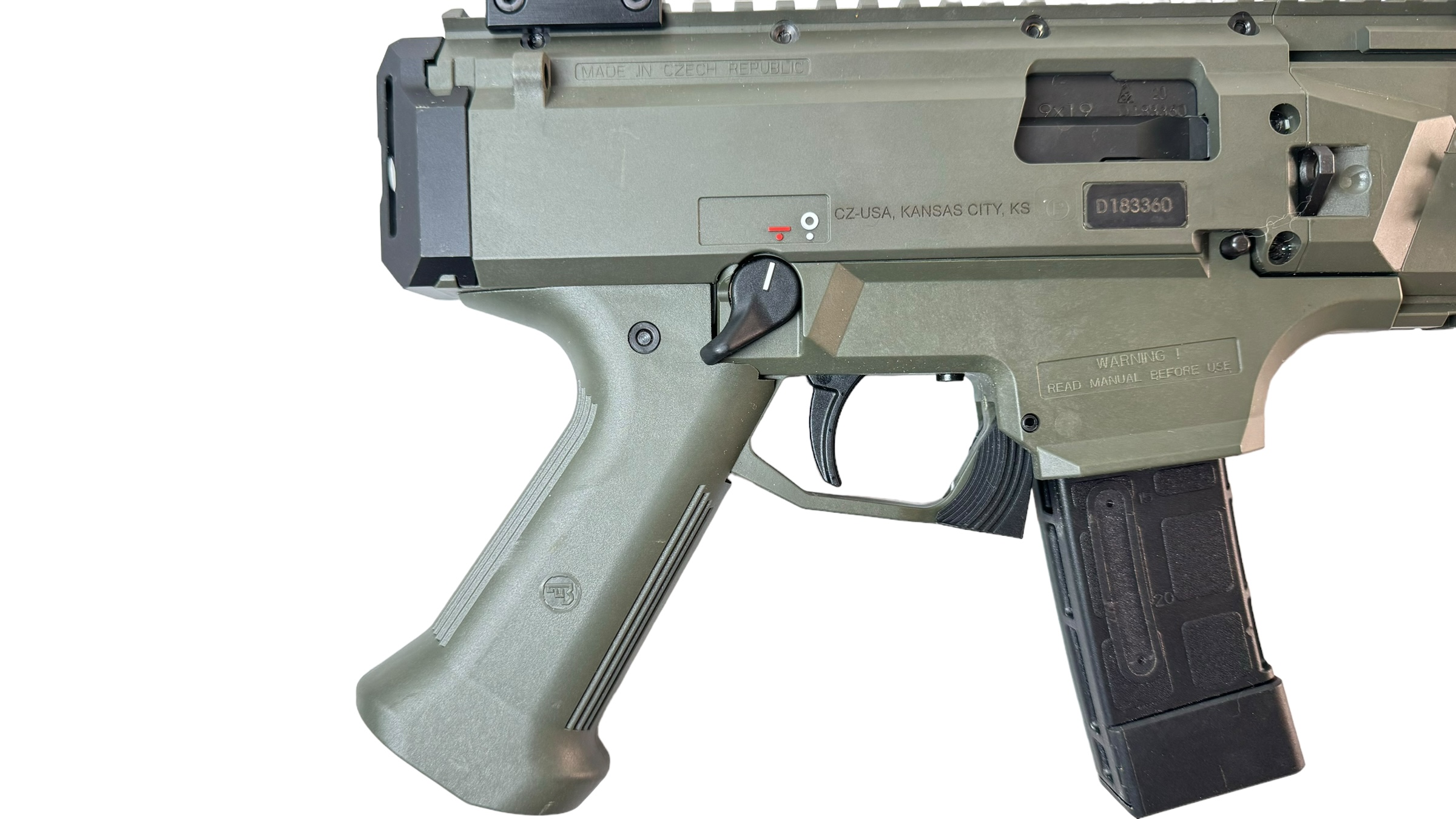 CZ Scorpion EVO 3 S1 Pistol 9mm 7.75" 20rd OD Green-img-4