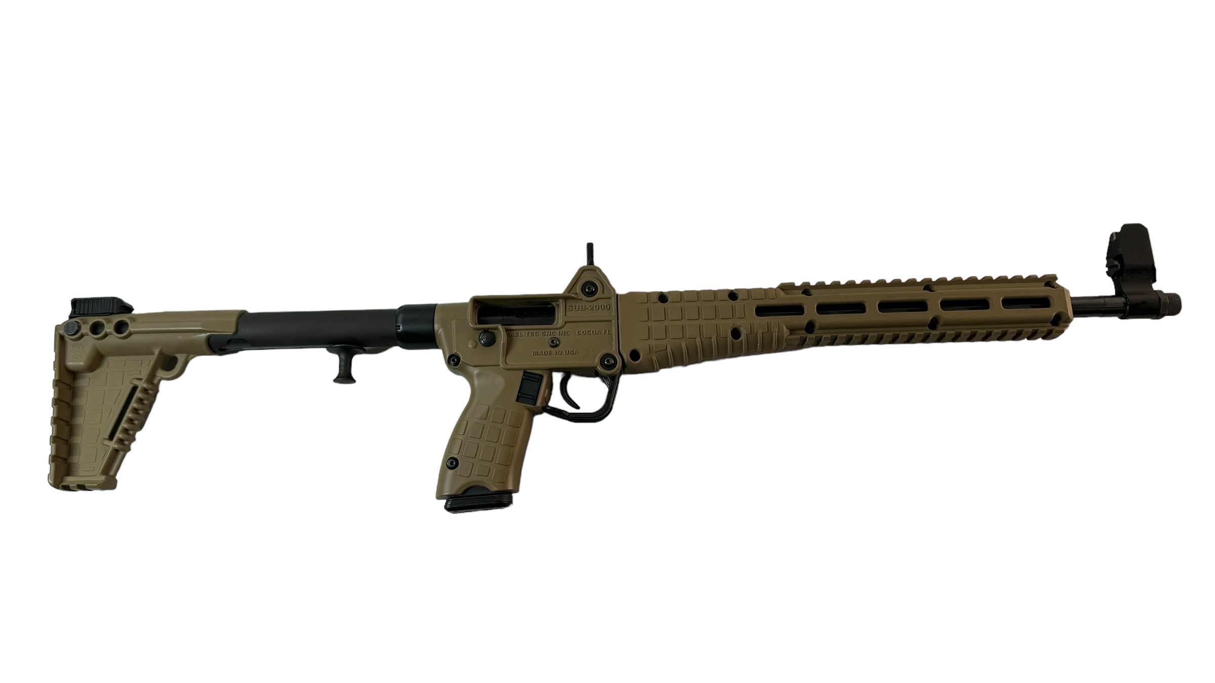 Kel Tec Sub 2000 Sub2k 9mm 16" 17rd Glock 17 FDE-img-4