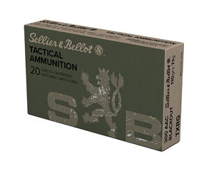 Sellier & Bellot Exergy Blue 300 Blackout 110 Grain Lead-Free Tipped Boat Tail 1000rd Case