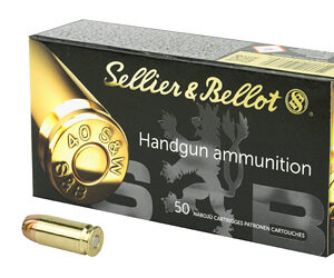 Sellier & Bellot SB40C 40 S&W 180 Grain JHP 1000rd Case