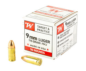 Winchester USA 9MM Luger 115 Grain FMJ 1000rd Case
