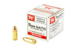 Winchester USA WHITE BOX 9MM 124 Grain FMJ 1000rd Case