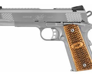 Kimber Stainless Raptor II 45 ACP 5" 8 Rounds Zebrawood