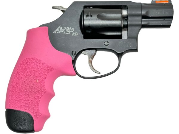 Smith & Wesson 351PD Airlite PD 22WMR 1.87" 7rd w/ Pink Hogue - Image 2