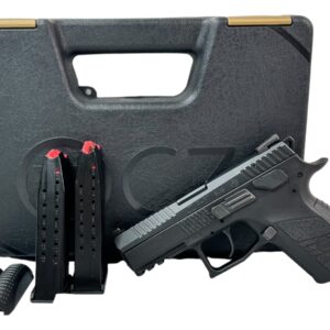 CZ P-07 9mm 3.75" 15rd Black Safety Decocker Black - OG Box 2 Mags