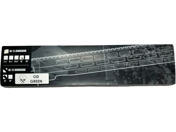 Green GGP AR10 15-Inch MLOK Handguard Olive Drab