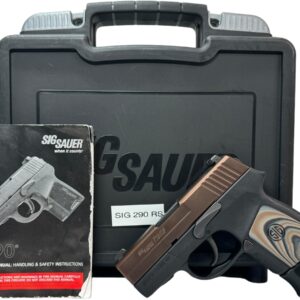 Sig Sauer P290 Restrike 9mm 3" 8rd Brown G10 - OG Box