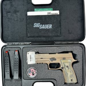 Sig Sauer P320 Scorpion 320AXGCA 9mm 3.9" 17rd - Case 3 Mags Coin