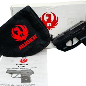 Ruger LCP 380ACP 3.25" 6rd Black w/ LaserMax OG Box Rug