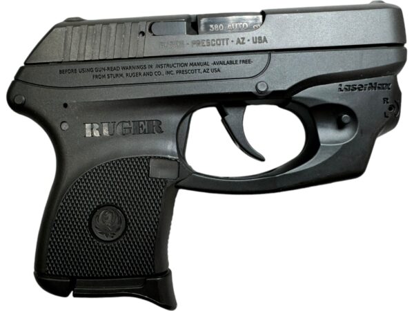 Ruger LCP 380ACP 3.25" 6rd Black w/ LaserMax OG Box Rug - Image 3