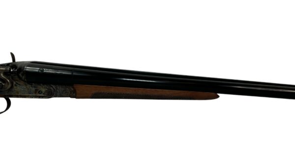 CZ Huglu Hammer Coach SxS 12ga 3" 20" Color Case Blued Walnut - Image 4
