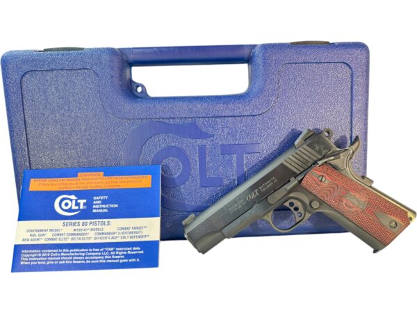 Colt Combat Commander 1911 45ACP 4.25" Blued - OG Case