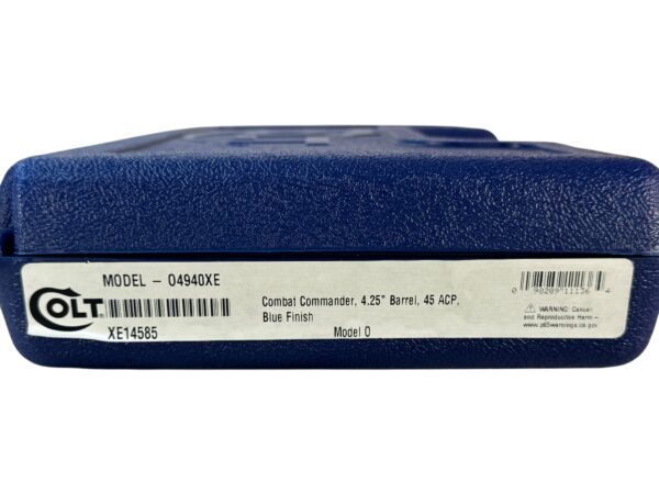 Colt Combat Commander 1911 45ACP 4.25" Blued - OG Case - Image 16
