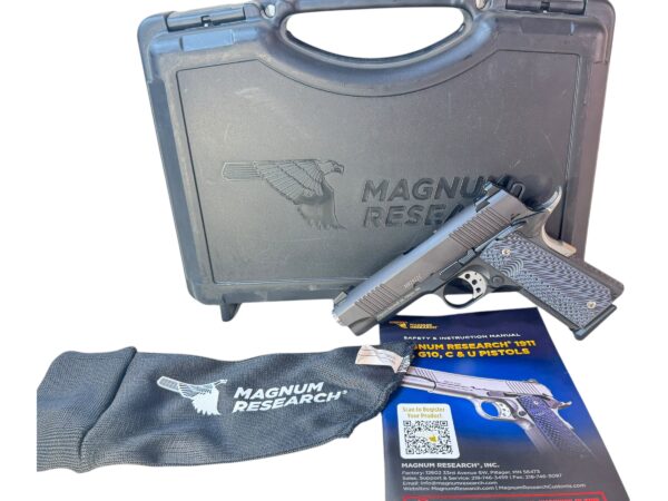 Magnum Research Bull Desert Eagle 1911 Commander 45ACP 4.33" Black - OG Box