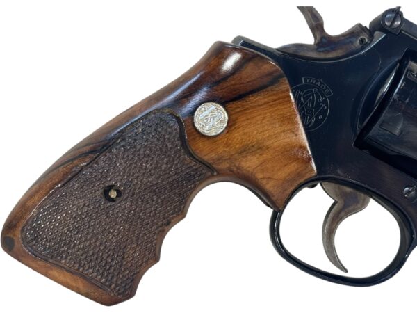 Smith & Wesson Model 15 15-4 38SPL 4" 6rd Blued / Wood - Image 7