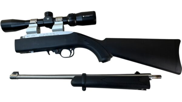 Ruger 10/22 Takedown .22LR 18.5" 10rd Stainless w/ Vortex Crossfire & Bag - Image 12