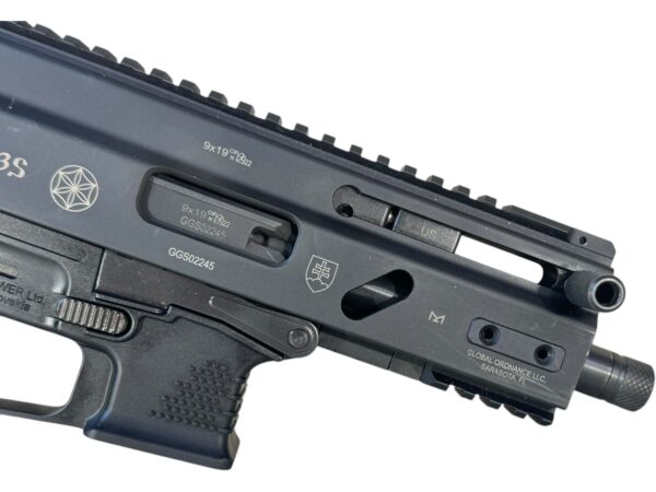 Grand Power Stribog SP9A3s 9mm 5" 30rd Black SB Brace 3x Mags - Image 5