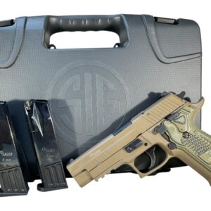 Sig Sauer P226 Scorpion 9mm 4.4" 10rd FDE - Og Box Manual 2x Mags