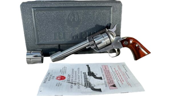 Ruger New Model Blackhawk Convertible 357/9mm 5.5" 6rd Stainless