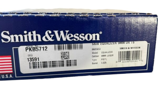 Smith & Wesson Equalizer 9mm 3.63" 15rd Black - CT Reddot 3 Mags - Image 8